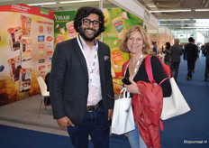 Ook Rohan Grover van Nature Bio Foods (Skal-gecertificeerde vestiging op de Maasvlakte) bracht een bezoek aan de beurs.